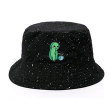 Load image into Gallery viewer, Black Print Pattern Bucket Cap
